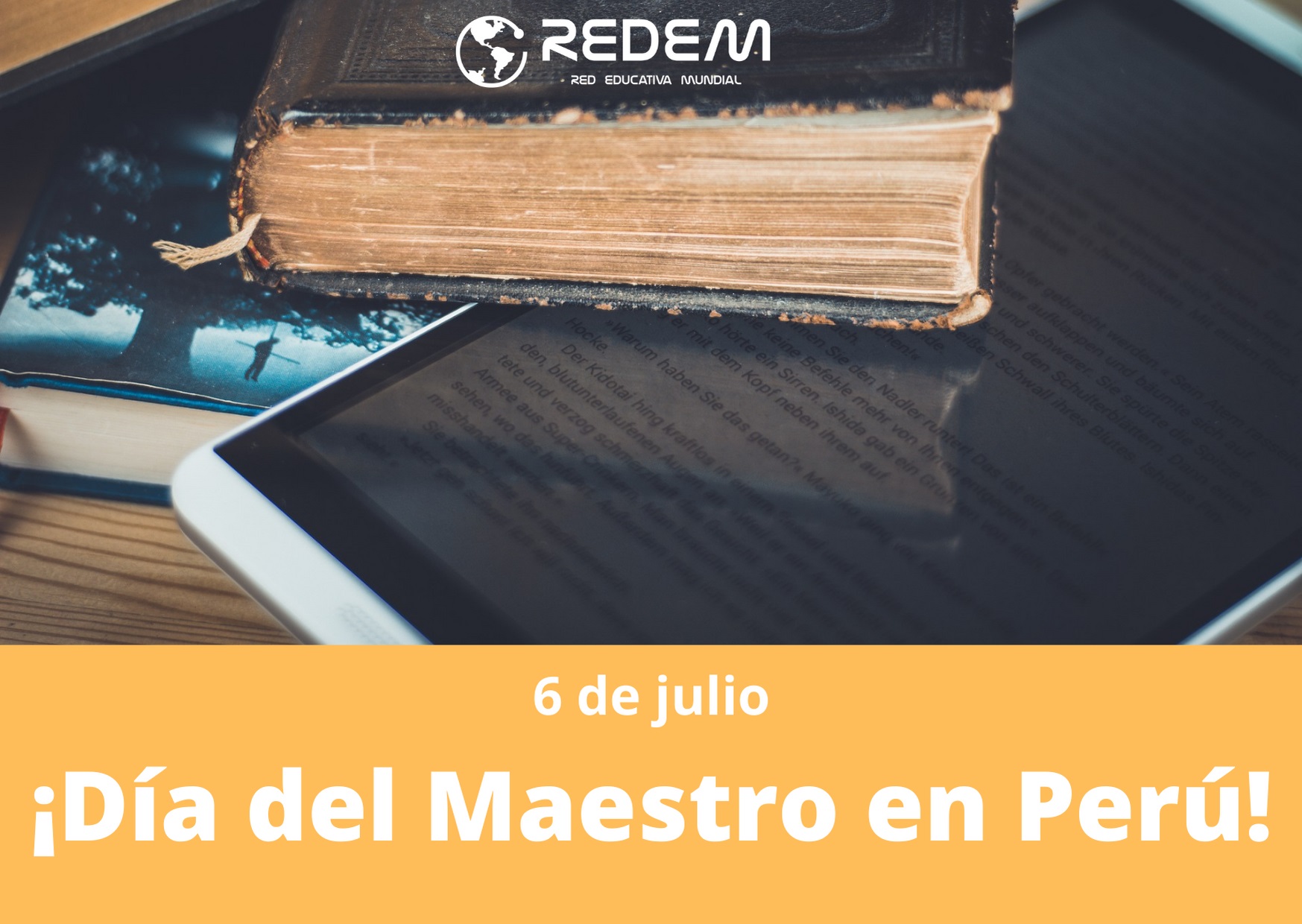 6 de julio Día del Maestro en Perú REDEM